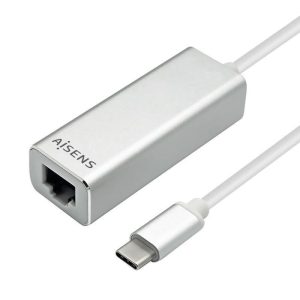Adaptador USB Tipo-C - RJ45 Aisens A109-0341/ 1000Mbps