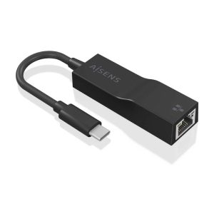 Adaptador USB Tipo-C - RJ45 Aisens A106-0765/ 1000Mbps