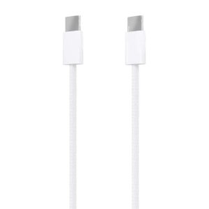 Cable USB 2.0 Tipo-C Aisens A107-0855/ USB Tipo-C Macho - USB Macho/ Hasta 60W/ 480Mbps/ 1m/ Blanco