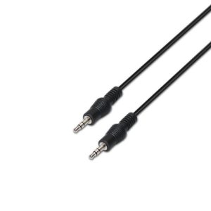 Cable Est?reo Aisens A128-0144/ Jack 3.5 Macho - Jack 3.5 Macho/ Hasta 0.1W/ 10m/ Negro
