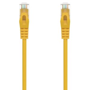 Cable de Red RJ45 AWG24 UTP Aisens A145-0565 Cat.6A/ LSZH/ 50cm/ Amarillo
