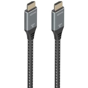Cable HDMI 2.1 8K Aisens A150-0877/ HDMI Macho - HDMI Macho/ 7m/ Gris y Negro