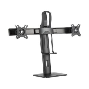 Soporte de Sobremesa con Contrapeso para 2 Monitores Aisens DT27TSR-065/ Giratorio/ Inclinable/ hasta 6kg