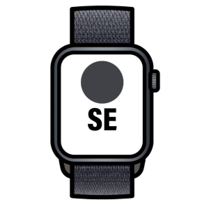 Apple Watch SE/ GPS/ 40mm/ Caja de Aluminio Medianoche/ Correa Loop Deportiva Tinta