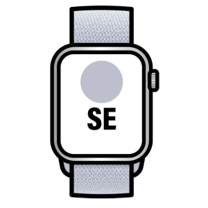 Apple Watch SE/ GPS/ 40mm/ Caja de Aluminio/ Correa Loop Deportiva Azul Nube