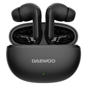 Auriculares Bluetooth Daewoo DW2004 con estuche de carga/ Autonom?a 5h/ Negros