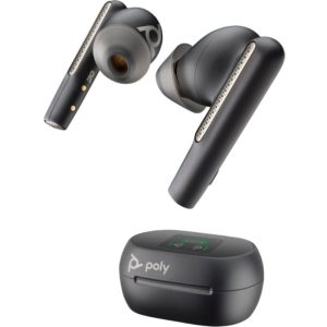 Auriculares Bluetooth Poly Voyager Free 60+ UC M con estuche de carga + Adaptador BT700/ Autonom?a 10h/ Negros