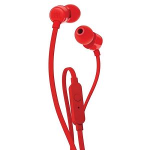 Auriculares Intrauditivos JBL T110/ con Micr?fono/ Jack 3.5/ Rojos