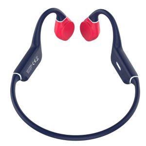 Auriculares Inal?mbricos Deportivos de Conducci?n ?sea Leotec Osea Kuri/ con Micr?fono/ Bluetooth/ Azules y Rojos