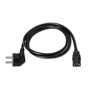Cable Alimentaci?n Nanocable 10.22.0102/ Schuko Macho - C13 Hembra/ 1.5m/ Negro