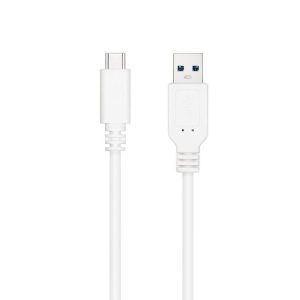 Cable USB 3.1 Tipo-C Nanocable 10.01.4001-L150-W/ USB Tipo-C Macho - USB Macho/ 1.5m/ Blanco