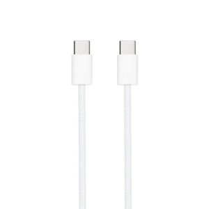 Cable USB 2.0 Tipo-C Nanocable 10.01.6001-CO/ USB Tipo-C Macho - USB Tipo-C Macho/ Hasta 60W/ 480Mbps/ 1m/ Blanco