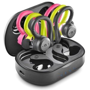Auriculares Deportivos Bluetooth NGS ?rtica Jogger con estuche de carga/ Autonom?a 10h/ Negros