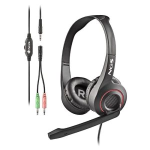 Auriculares NGS MSX 10 Pro/ con Micr?fono/ Jack 3.5/ Negros
