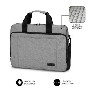 Malet?n Subblim Air Padding Laptop Bag para Port?tiles hasta 15.6'/ Cinta para Trolley/ Gris