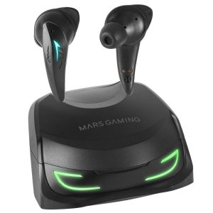 Auriculares Bluetooth Mars Gaming MHI-Ultra con estuche de carga/ Autonom?a 7-8h/ Negros