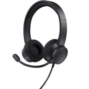 Auriculares Trust HS-260/ con Micr?fono/ USB/ Negros