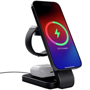 Base de carga Inal?mbrica/ MagSafe Trust Viro/ 20W