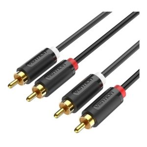 Cable Est?reo Vention BCMBG/ 2x RCA Macho - 2x RCA Macho/ 1.5m/ Negro