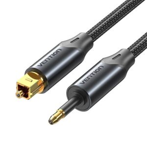Cable de Audio de Fibra ?ptica Vention BKCBF/ 1m/ Negro