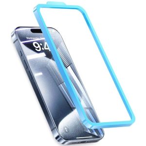 Protector de Pantalla de Cristal Templado Vention KUNTCB-20 para iPhone 16 Pro + Herramienta de Instalaci?n
