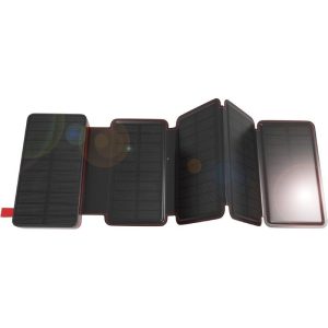 Powerbank Solar 10000mAh Wonder WX10S/ 10W/ Negra y Roja
