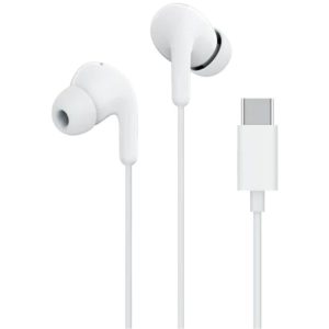 Auriculares Intrauditivos Xiaomi Earphones Tipo-C/ con Micr?fono/ USB Tipo-C/ Blancos